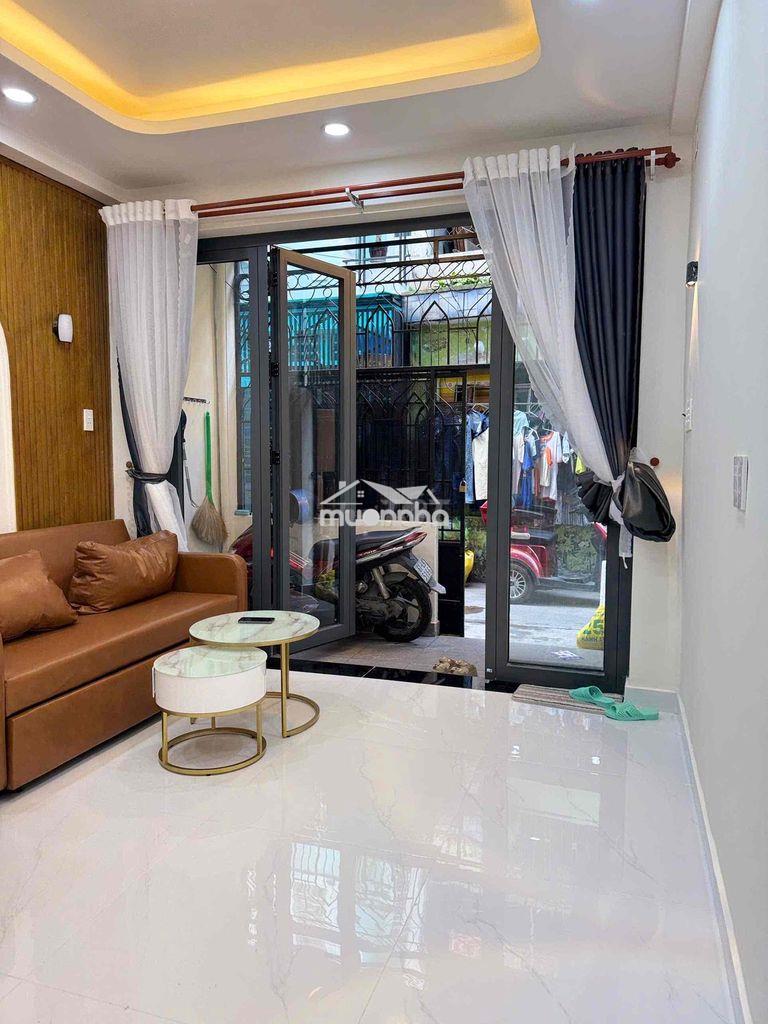 Nhà phố hẻm 206 xvnt gần cây xăng thị nghè,full nội thất - 2