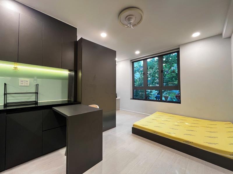 🌇Căn hộ studio full nội thất cao cấp - bồn tắm - cửa sổ cây xanh mát - ngay bờ kè trường sa, cầu lê văn sỹ