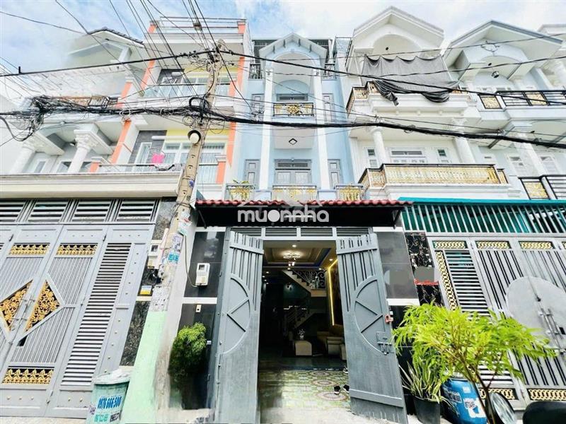 Bán nhà hẻm xe hơi hiệp thành 13 quận 12, 4 tầng 60m2 giá 5.15 tỷ