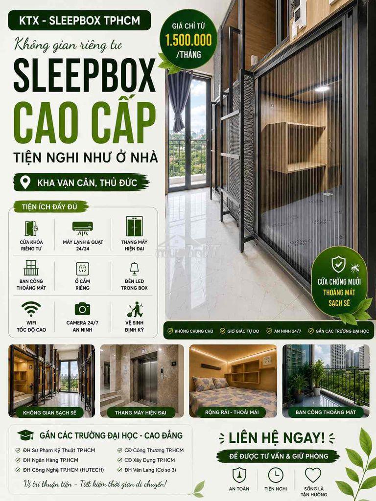 🏡 Gần cđ công nghệ tphcm - sleepbox mới 100%–có thang máy + ban công🏡