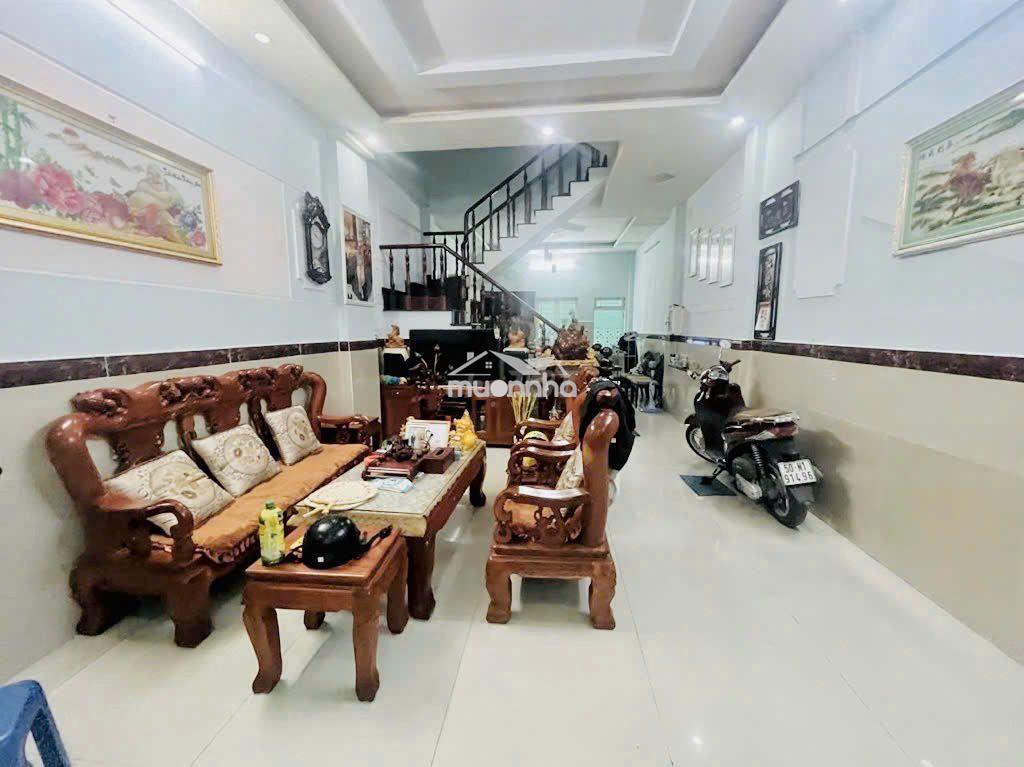 Bán nhà 2mặt tiền đường nhựa 8m-bùi tư toàn-4x20m-3tang-5pn chỉ 6ty380 - 2