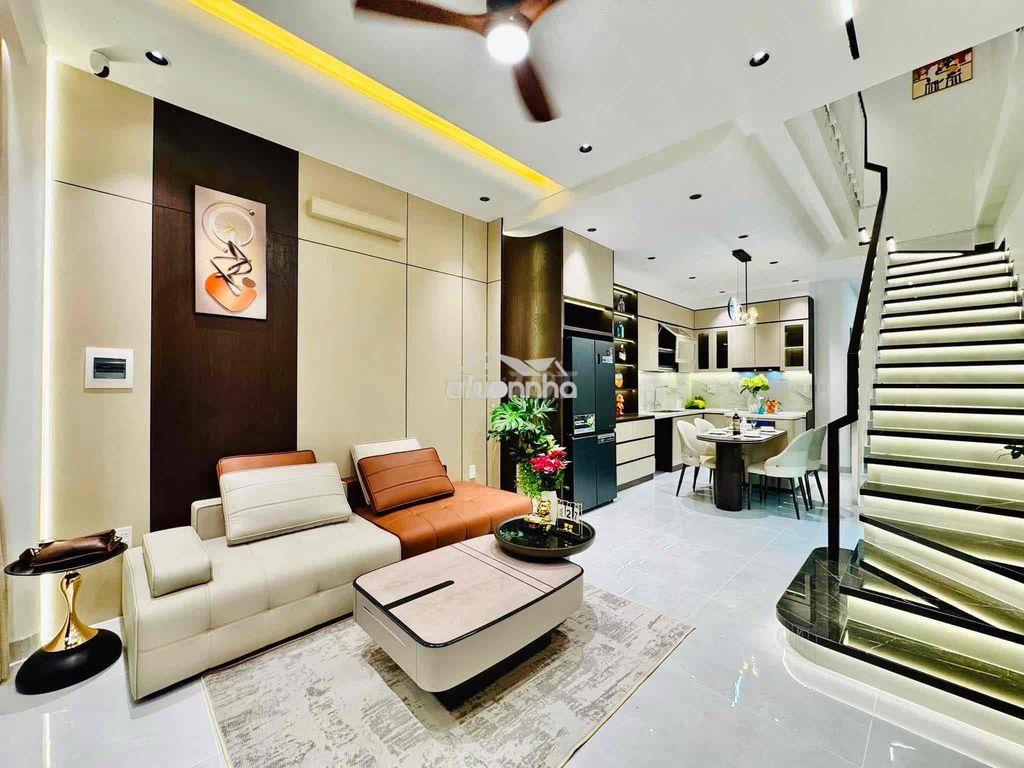 Dt 4m x 16m nhà xây mới đẹp. 4 phòng ngủ - bùi đình túy - bình thạnh - 3