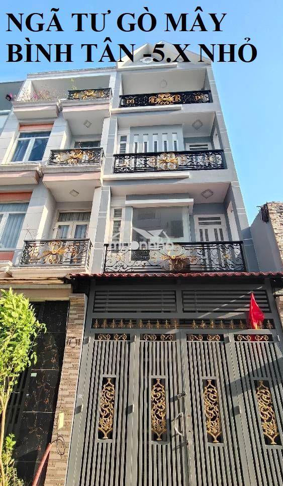 Nhà ngã tư gò mây 700m - bình tân - 52m2 -4 tầng -đường xe tải -5.49t