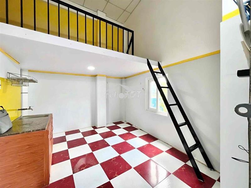 🔥Cho thuê phòng gác có thang máy hạt dẻ gần huflit trường sơn