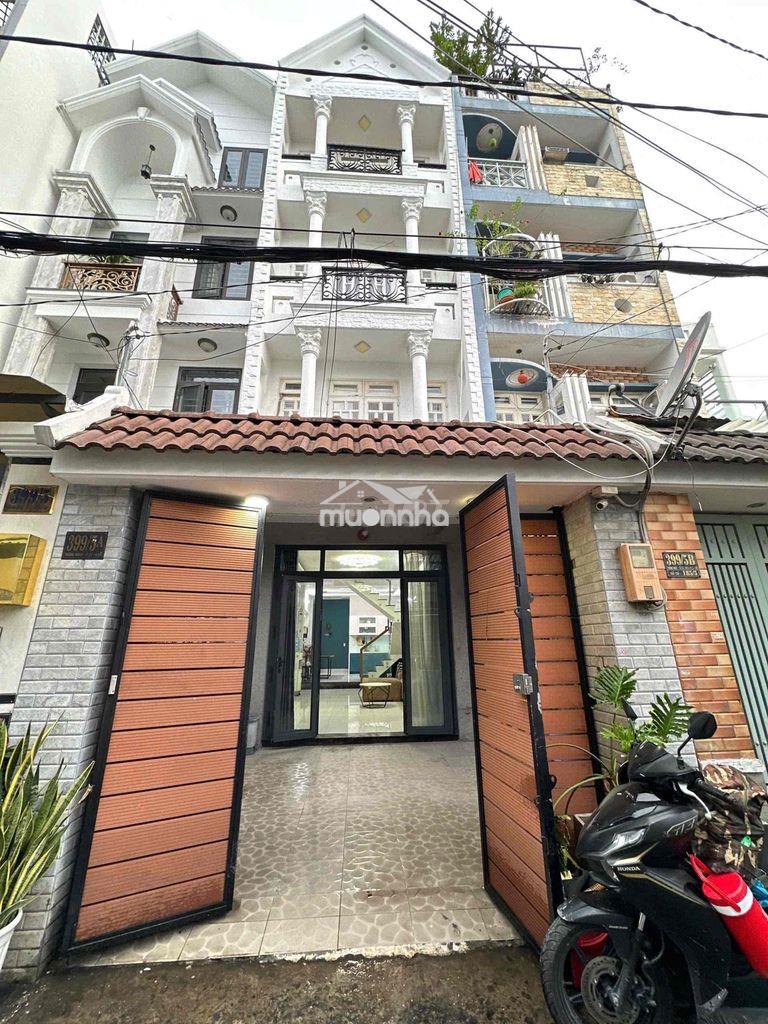 - Nhà trống sẵn hxh thống nhất, gò vấp dt: 4x17 - 67m trệt + 4 lầu -