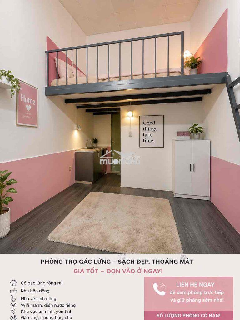 Cho thuê phòng trọ gác đúc có máy lạnh - 3