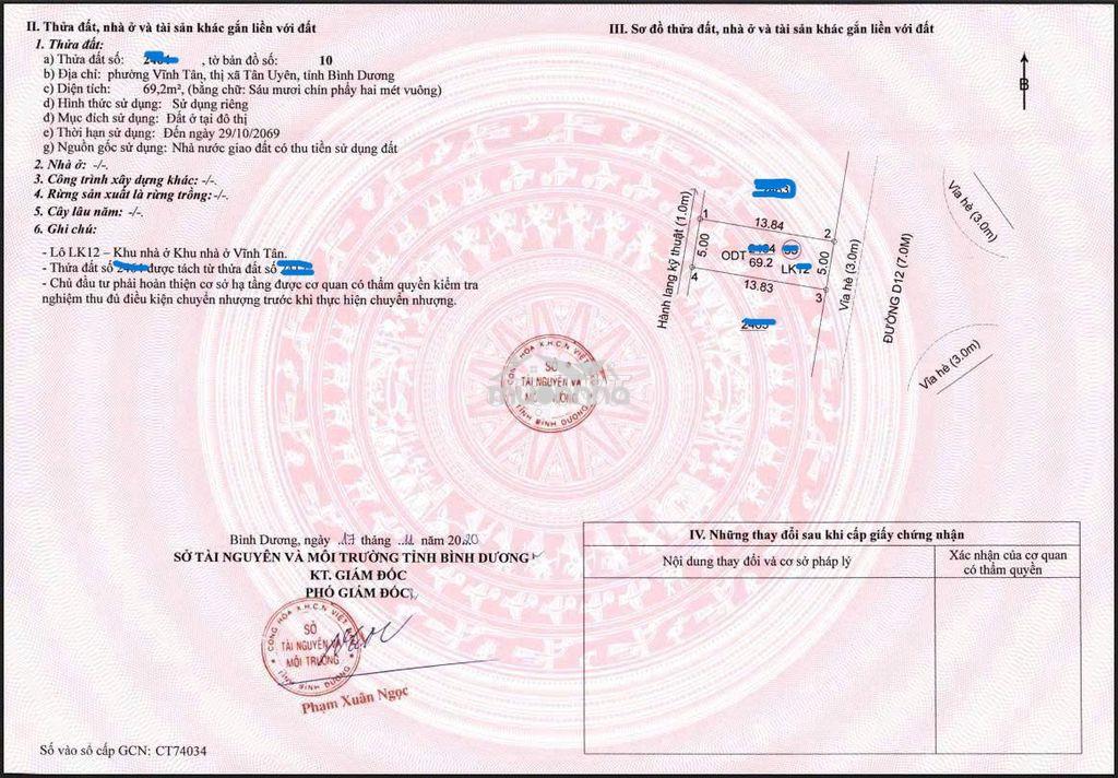 Bán đất vĩnh tân, sát thành phố mới và kcnvsip 2 giá chỉ 1 050, sổ sẵn - 3