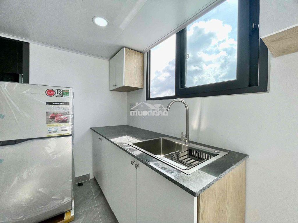 Cho thuê duplex ban công mới xây, full nội thất, gần huflit hóc môn - 4