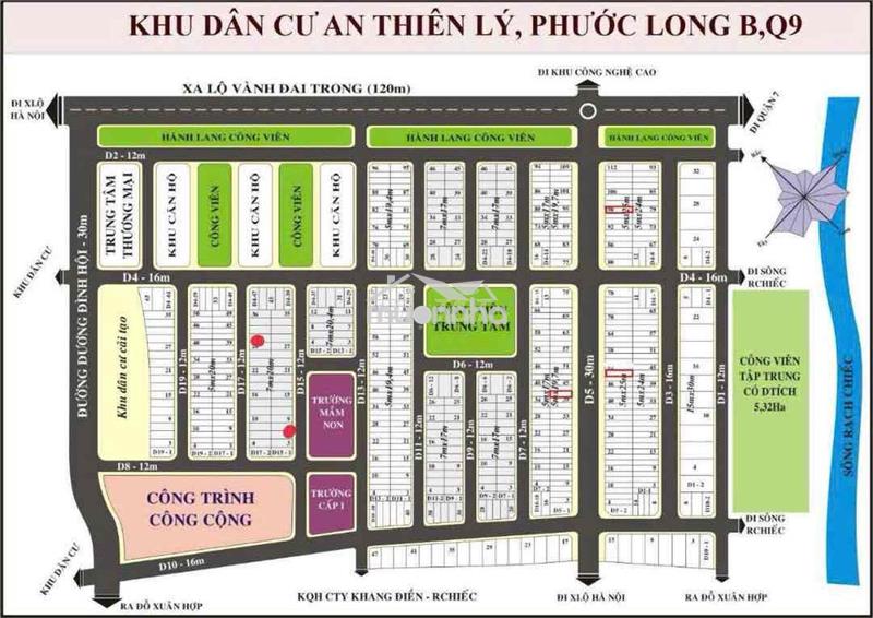 Nhận ký gửi mua bán bds kdc an thiên lý, dt: 100m2/7.75 tỷ