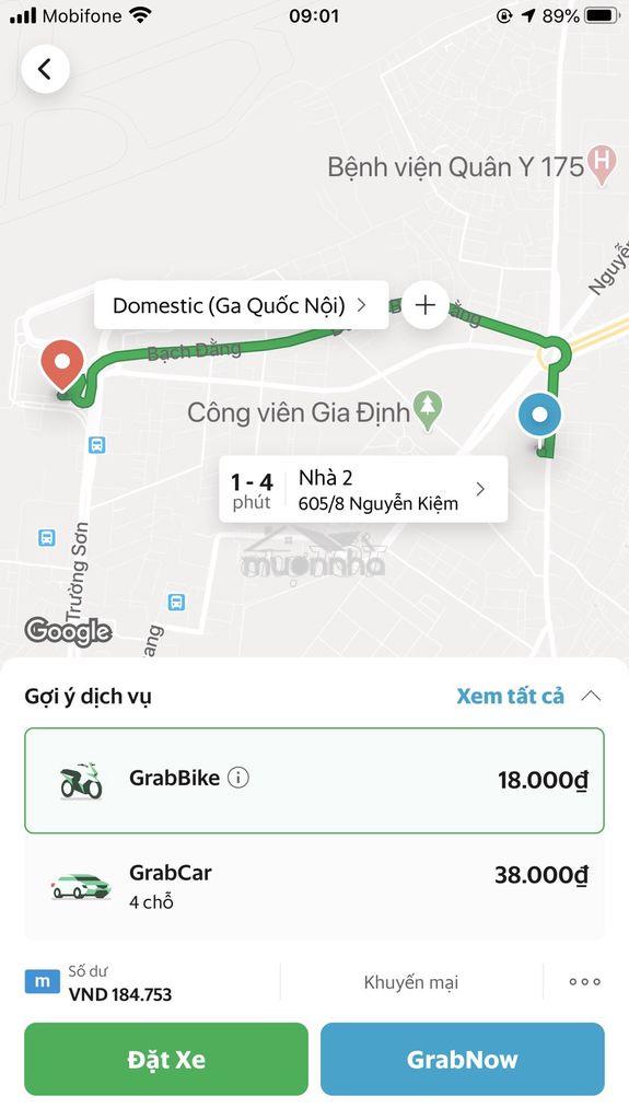 Cho thuê nhà nguyên căn 1 trệt 2 lầu ngay công viên gia định giá 10tr - 2