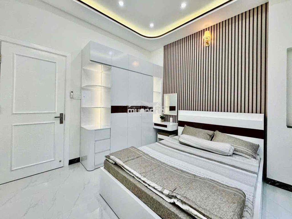Bán nhà gò vấp, hẻm xe hơi 1/  phan văn trị, ngay emart, 45m2, 3 pn fu - 3