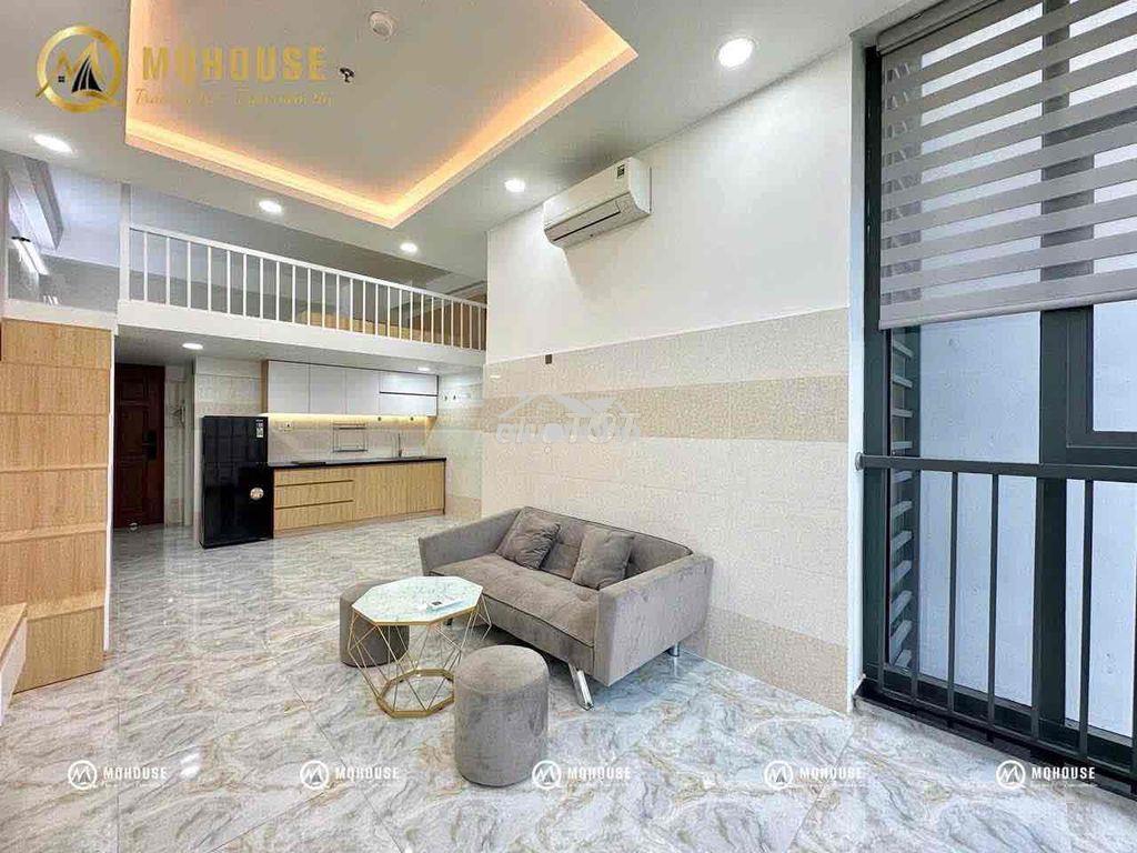 Duplex ban công view kính 40m2 | máy giặt riêng | gần đầm sen - Ảnh 3