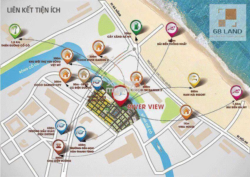 Đất nền rosa riverside –sátcông viên cá heo, cách biển 900m giá 1ty350 - 3