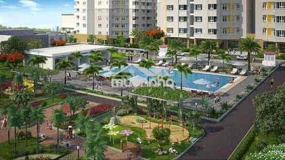 Cho thuê 11 triệu  chung cư him lam chợ lớn tầng 20 thiết kế 2pn, 2wc,