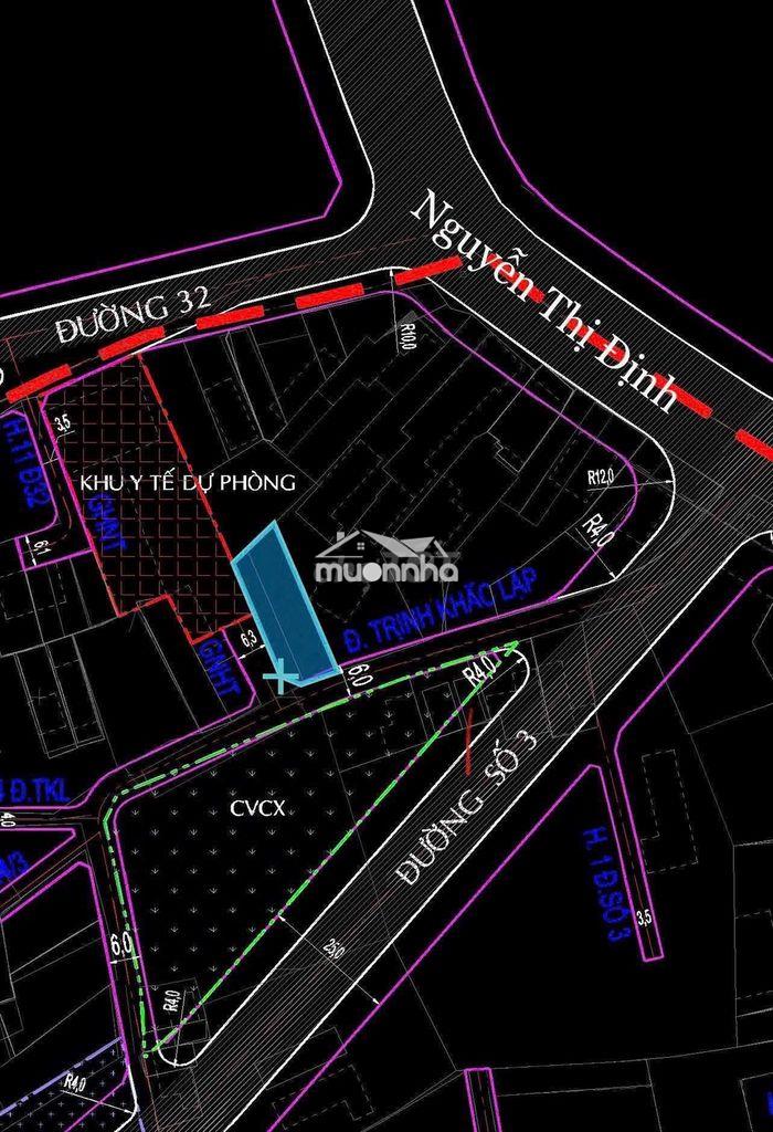 🏢 Góc 2mt thạnh mỹ lợi - đối diện công viên - xây chdv - ctxd hầm 6t - 2