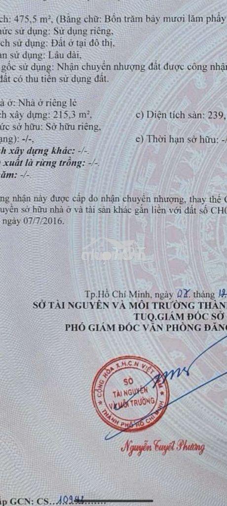 Cực tốt bán đất tặng biệt thự siêu cổ  mặt tiền đường số lâm văn bền - 2