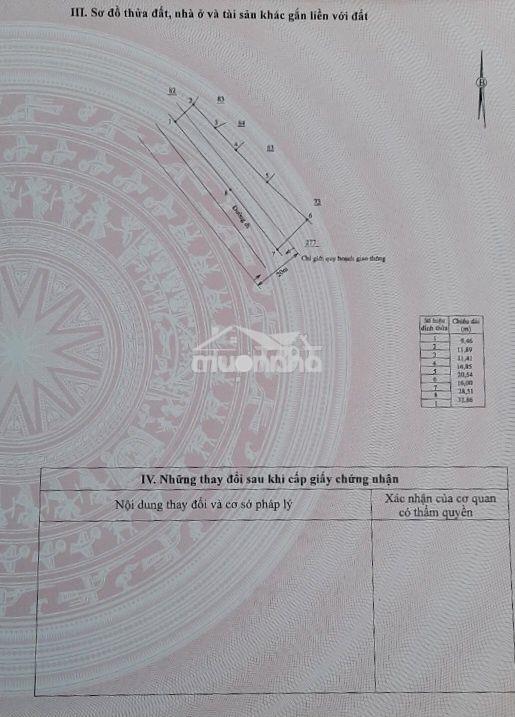 Bán đất cln quy hoạch thổ cư 100%, có 61m mặt tiền đường nhựa tư văn
