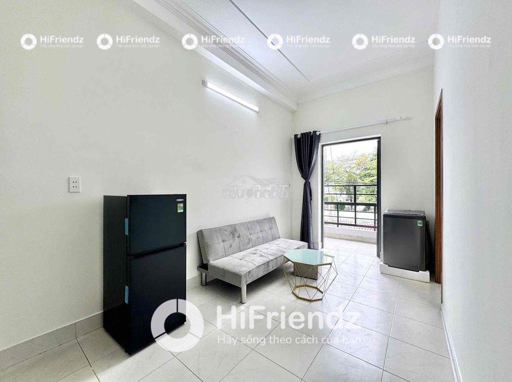 1 phòng ngủ - 1 phòng khách - full nội thất - ban công ở khu tên lửa - 4