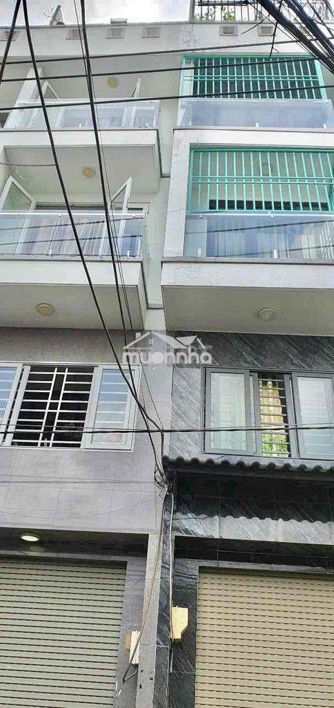 Nhà 1 trệt 3 lầu sân thượng 5pn hẻm xe hơi đường bùi văn ba