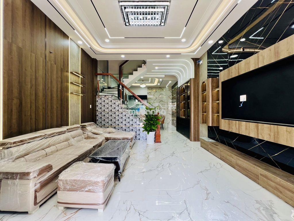 Giá tốt dãy nhà mới xây 4 tầng 67m2 chỉ 6,8 tỷ đường lê văn quới shr - Ảnh 3