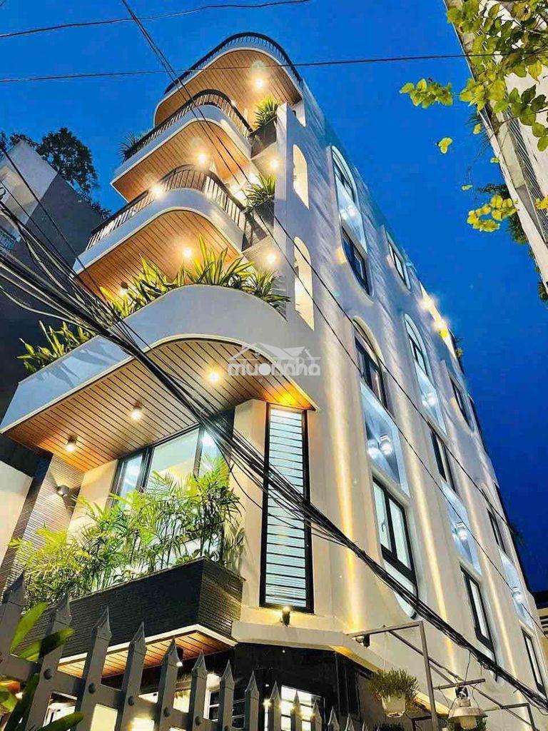 Nhà góc 2 mặt hẻm ô tô thông xd 5 tầng