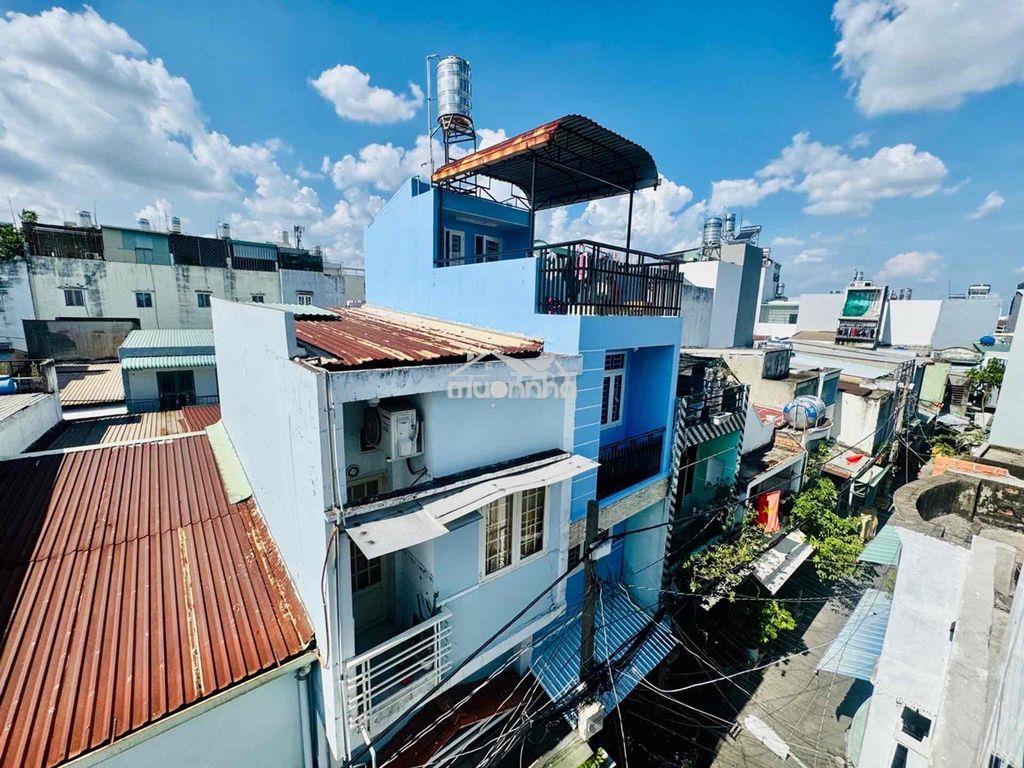 Bán nhà 3 tầng bình trị đông- 24m2, hẻm 4m thông, shr, hoàn công đủ - Ảnh 4