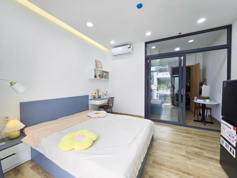 Cho thuê 1pn ban công 40m2 new 100% ngay cầu bông - chợ bà chiểu - công viên lê văn tám - 4