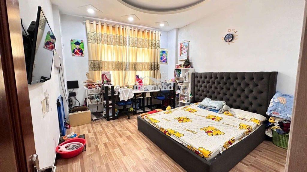 Nhà phan huy ích kế bên emat : dt 7.5x8 :xây dựng 3lầu  4 p.ngủ - Ảnh 2