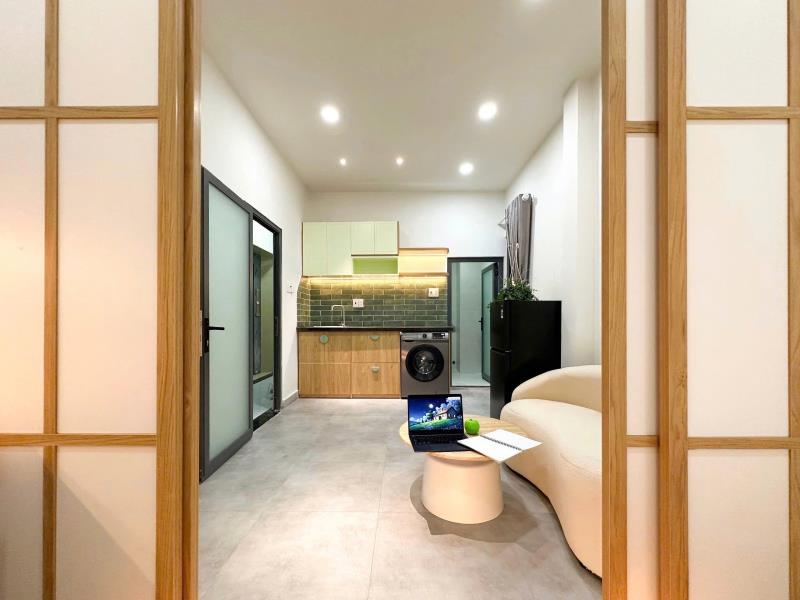 📍1pn decor cực xinh, phong cách nhật có thang máy - 3