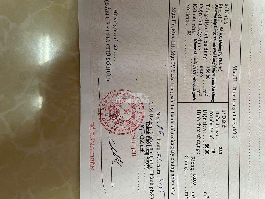 Nhà mặt tiền đường lý thái tổ - Ảnh 2