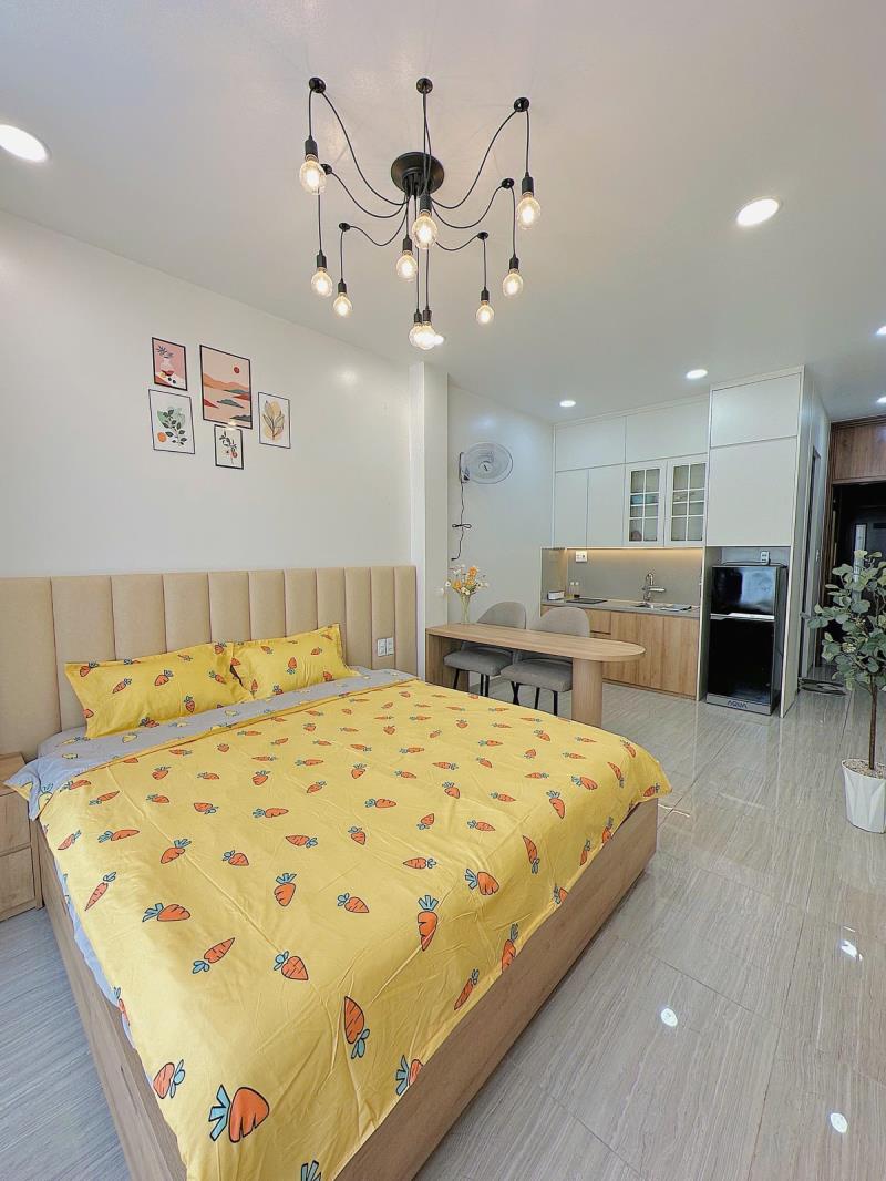 Cho thuê studio ban công 30m2 ngay ngã tư hàng xanh - cầu thị nghè - thảo cầm viên sg - 2