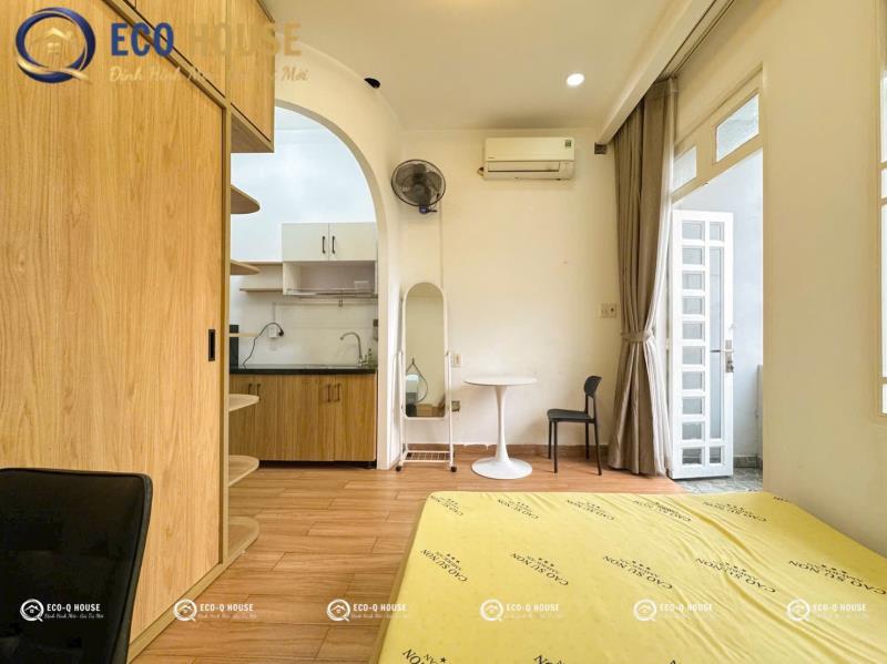 🏠 Căn hộ cho thuê dạng 1 phòng ngủ tách bếp siêu rộng có ban công - full nội thất | ngay aeon mall tân phú - 4