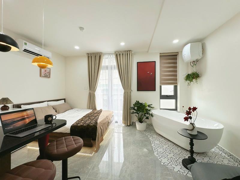 Khai trương ch mới 100%, style homestay gần vlu cs3, hầm xe rộng, thang máy đảm bảo pccc - 3