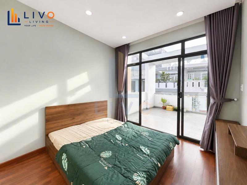 Cho thuê căn hộ 1 phòng ngủ có ban công, đón ánh nắng tự nhiên, gần chợ bà chiểu. trung tâm quận bình thạnh