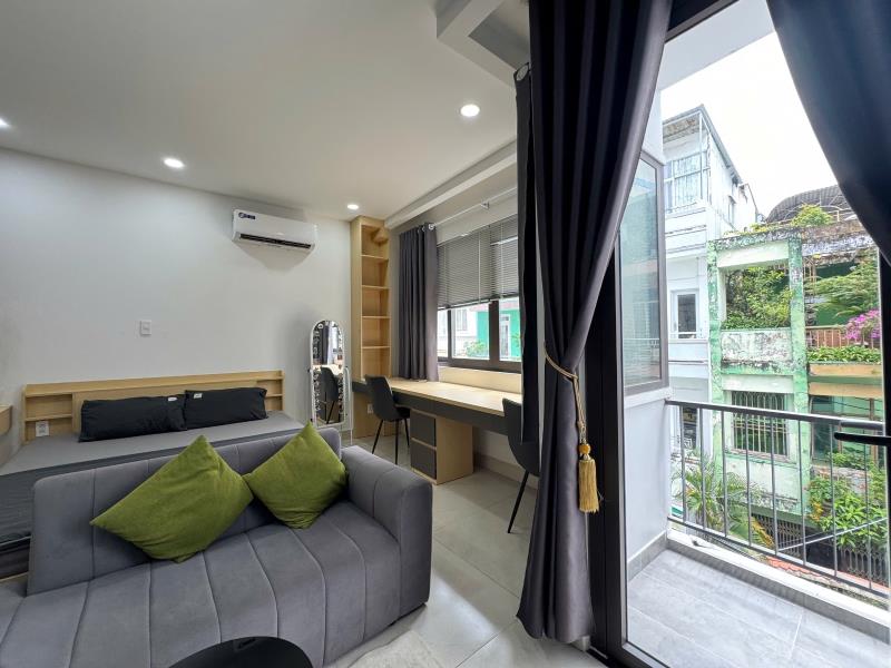 Cho thuê căn hộ cao cấp 1pn  , cửa sổ thoán mát – 30 nguyễn cửu vân, bình thạnh  - 2