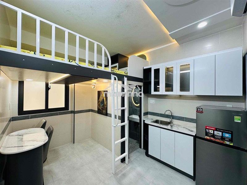 Căn hộ mini - gác cao - full nội thất - ngay tô ký - cvpm quang trung
