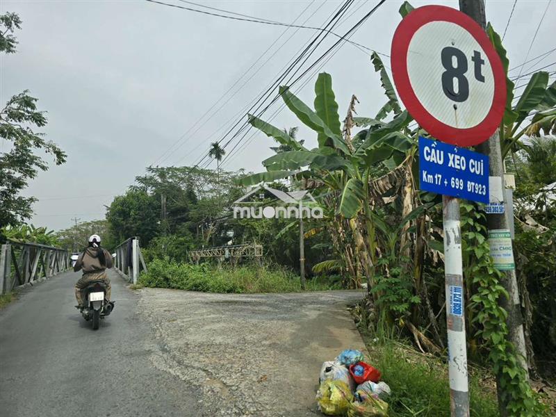 Đất nhà vườn 6300m²(n25×dài100) 410m²tc r xẻo cui, tân thới phong điền