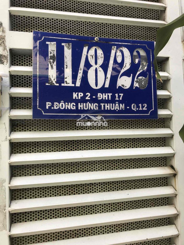 Phòng cho thuê có máy lạnh  đông hưng thuận 17 - 3