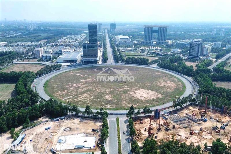 Bán nhà phố 2 mặt tiền chuẩn âu ngay vòng xoay metro thành phố mới bd