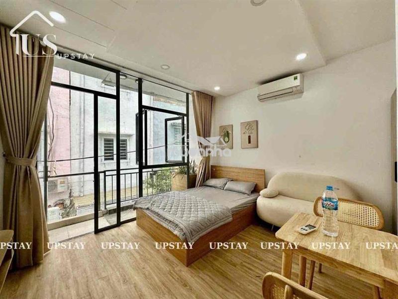 Cho thuê căn 1pn tách bếp ban công - máy giặt riêng trần quang khải q1