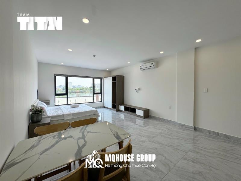 Cho thuê studio 40m2 view sông sài gòn ngay cầu kinh thanh đa - cầu bình lợi - gigamall - Ảnh 2