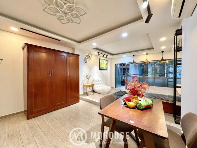 1pn 1pk ban công thang máy giặt riêng gần sân bay - Ảnh 3