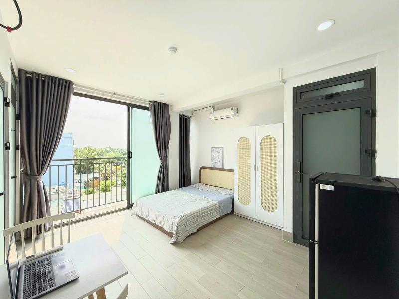 Cho thuê phòng trọ ban công thoáng mát, đủ nội thất tại 14 nguyễn văn lượng, p6, gò vấp