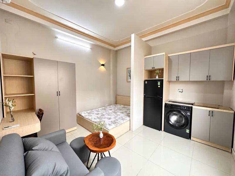 Cho thuê căn hộ tách bếp, máy giặt riêng, cửa sổ lớn – tân cảng, bình thạnh | gần landmark 81, hutech, uef, ftu2, uth - Ảnh 2