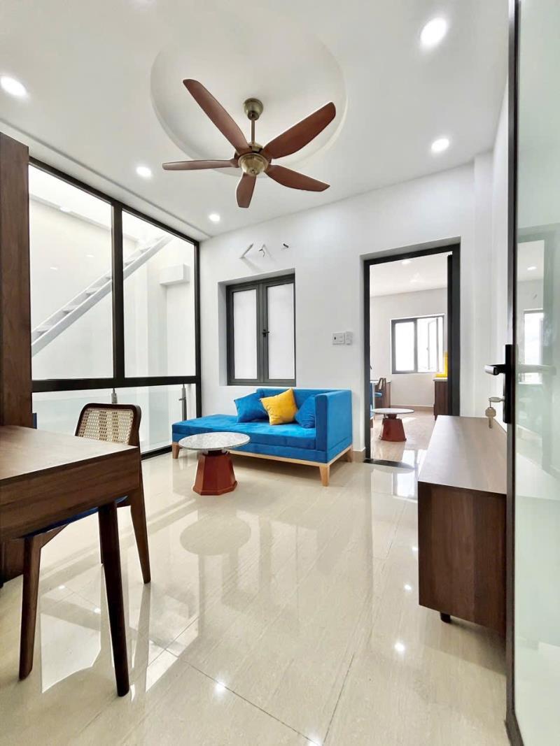 Cho thuê 1pn ban công 40m2 có máy giặt riêng ngay chợ bà chiểu - đại học văn lang - cầu bình lợi - Ảnh 2