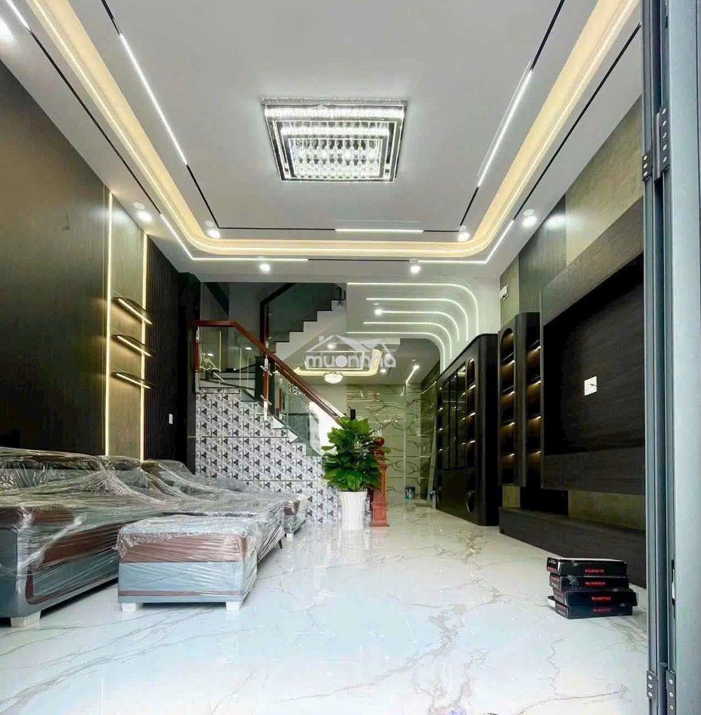 Nhà đồng bộ ngay chợ lê văn quới: 5mx11m đúc 1 lửng 3 lầu, có nội thất - Ảnh 2