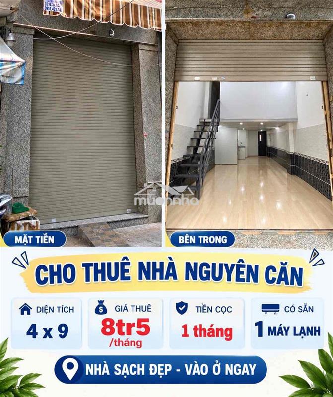 Thuê nhà có gác lửng lạc long quân,q11 gần đầm sen