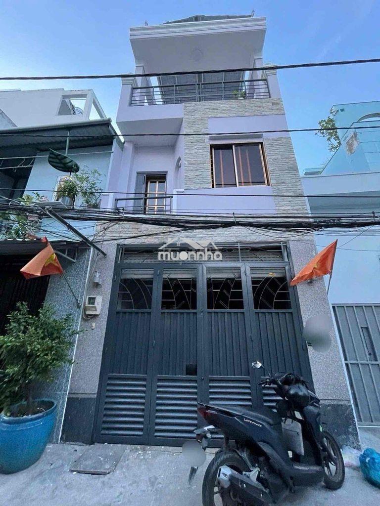 Bán nhà 4 tầng 2 mt hẻm 4x16m gần nguyễn thị thập giá 7,9 tỷ tl quận 7