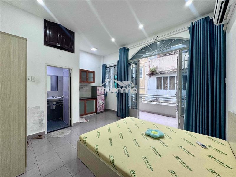 Cho thuê studio balcon 2ng1xe_25m2 ngay nguyễn đình chiểu bàn cờ q3