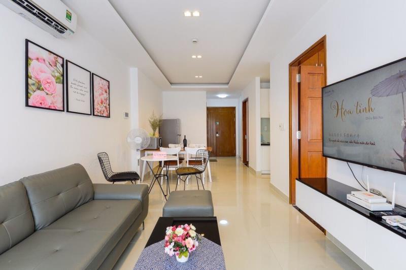 Cho thuê gấp căn hộ 2pn sông đà tower, 14b kỳ đồng - trung tâm quận 3 - nội thất cao cấp - Ảnh 2